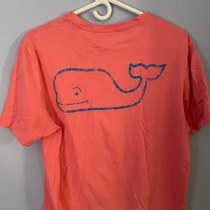 Pink Vineyard Vines Logo Tee Men's